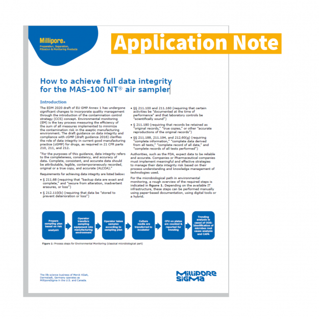 Application Note Milipore Feature Page
