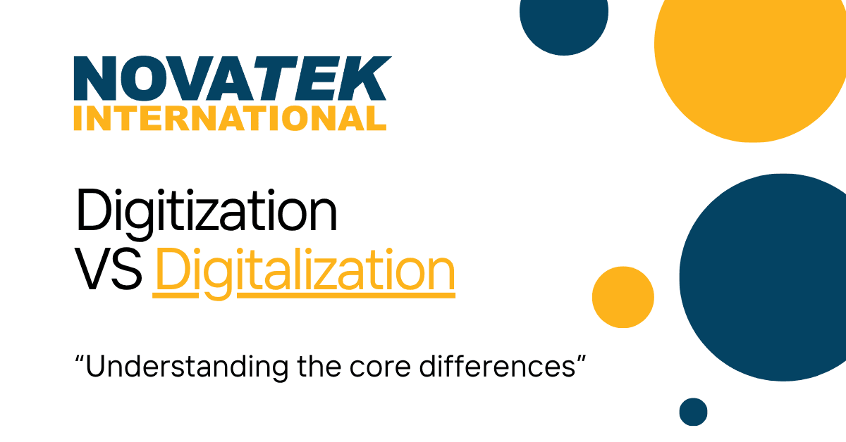 Core differences - Digitize VS Digitalize