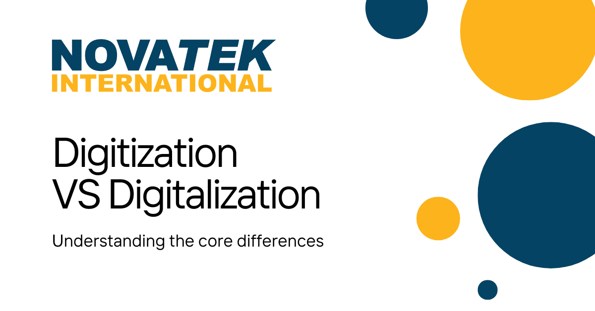 Digitize VS Digitalize - What is the Core Difference? Analog information to digital VS how to use digital information.